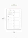 W108_GX_WO1P_2026 | 2026 Weekly Planner, Blank
