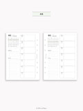 W108_GX_WO1P_2026 | 2026 Weekly Planner, Blank