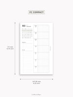 W108_G_WO1P_2026 | 2026 Weekly Planner, Grid