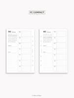 W108_G_WO1P_2026 | 2026 Weekly Planner, Grid