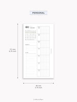 W108_G_WO1P_2026 | 2026 Weekly Planner, Grid