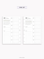 W108_G_WO1P_2026 | 2026 Weekly Planner, Grid