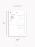 W108_G_WO1P_2026 | 2026 Weekly Planner, Grid