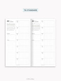 W108_G_WO1P_2026 | 2026 Weekly Planner, Grid