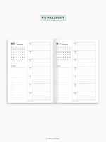 W108_G_WO1P_2026 | 2026 Weekly Planner, Grid
