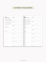 W108_G_WO1P_2026 | 2026 Weekly Planner, Grid