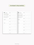 W108_G_WO1P_2026 | 2026 Weekly Planner, Grid