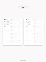 W108_G_WO1P_2026 | 2026 Weekly Planner, Grid