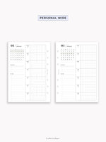 W108_G_WO1P_2026 | 2026 Weekly Planner, Grid