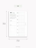 W108_G_WO1P_2026 | 2026 Weekly Planner, Grid