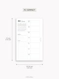 W108_GX_WO2P_2026 | 2026 Weekly Planner, Blank