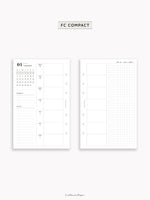 W108_GX_WO2P_2026 | 2026 Weekly Planner, Blank