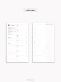 W108_GX_WO2P_2026 | 2026 Weekly Planner, Blank