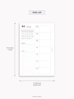 W108_GX_WO2P_2026 | 2026 Weekly Planner, Blank