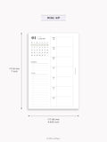 W108_GX_WO2P_2026 | 2026 Weekly Planner, Blank