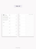 W108_GX_WO2P_2026 | 2026 Weekly Planner, Blank