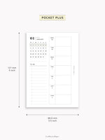 W108_GX_WO2P_2026 | 2026 Weekly Planner, Blank