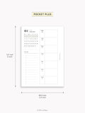 W108_GX_WO2P_2026 | 2026 Weekly Planner, Blank