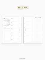 W108_GX_WO2P_2026 | 2026 Weekly Planner, Blank