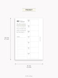 W108_GX_WO2P_2026 | 2026 Weekly Planner, Blank