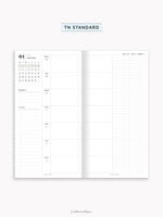 W108_GX_WO2P_2026 | 2026 Weekly Planner, Blank