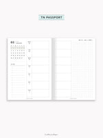 W108_GX_WO2P_2026 | 2026 Weekly Planner, Blank