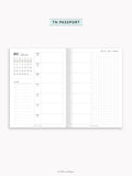 W108_GX_WO2P_2026 | 2026 Weekly Planner, Blank