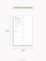 W108_GX_WO2P_2026 | 2026 Weekly Planner, Blank