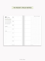 W108_GX_WO2P_2026 | 2026 Weekly Planner, Blank