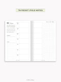 W108_GX_WO2P_2026 | 2026 Weekly Planner, Blank