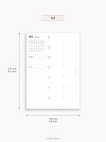 W108_GX_WO2P_2026 | 2026 Weekly Planner, Blank