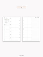 W108_GX_WO2P_2026 | 2026 Weekly Planner, Blank