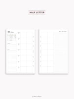 W108_GX_WO2P_2026 | 2026 Weekly Planner, Blank