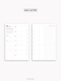 W108_GX_WO2P_2026 | 2026 Weekly Planner, Blank