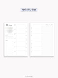 W108_GX_WO2P_2026 | 2026 Weekly Planner, Blank