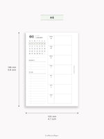 W108_GX_WO2P_2026 | 2026 Weekly Planner, Blank