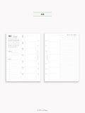 W108_GX_WO2P_2026 | 2026 Weekly Planner, Blank