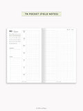 W108_G_WO2P_2025 | 2025 Weekly Planner, Grid