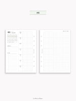 W108_G_WO2P_2025 | 2025 Weekly Planner, Grid