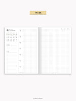 W108_G_WO2P_2026 | 2026 Weekly Planner, Grid