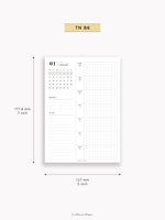 W108_G_WO2P_2026 | 2026 Weekly Planner, Grid