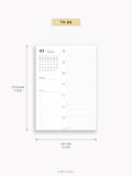 W108_G_WO2P_2026 | 2026 Weekly Planner, Grid