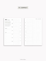 W108_G_WO2P_2026 | 2026 Weekly Planner, Grid