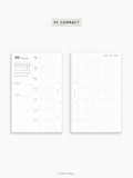 W108_G_WO2P_2026 | 2026 Weekly Planner, Grid