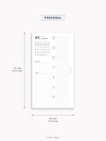 W108_G_WO2P_2026 | 2026 Weekly Planner, Grid