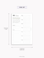W108_G_WO2P_2026 | 2026 Weekly Planner, Grid