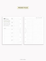W108_G_WO2P_2026 | 2026 Weekly Planner, Grid