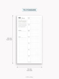 W108_G_WO2P_2026 | 2026 Weekly Planner, Grid