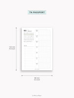 W108_G_WO2P_2026 | 2026 Weekly Planner, Grid