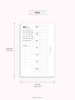 W108_G_WO2P_2026 | 2026 Weekly Planner, Grid